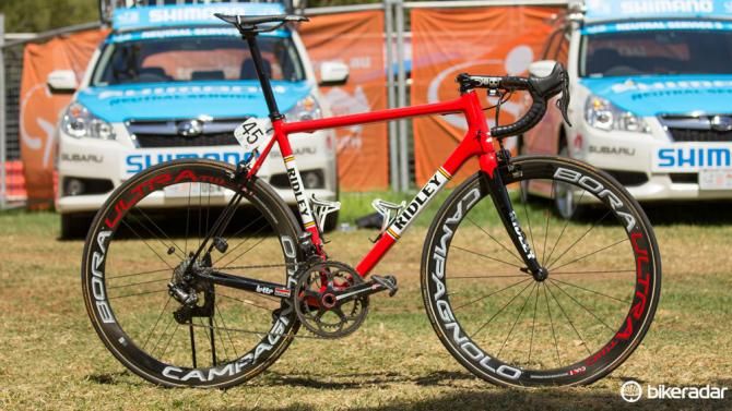 Lotto-Soudal's Adam Hansen is still on the Ridley Helium SL