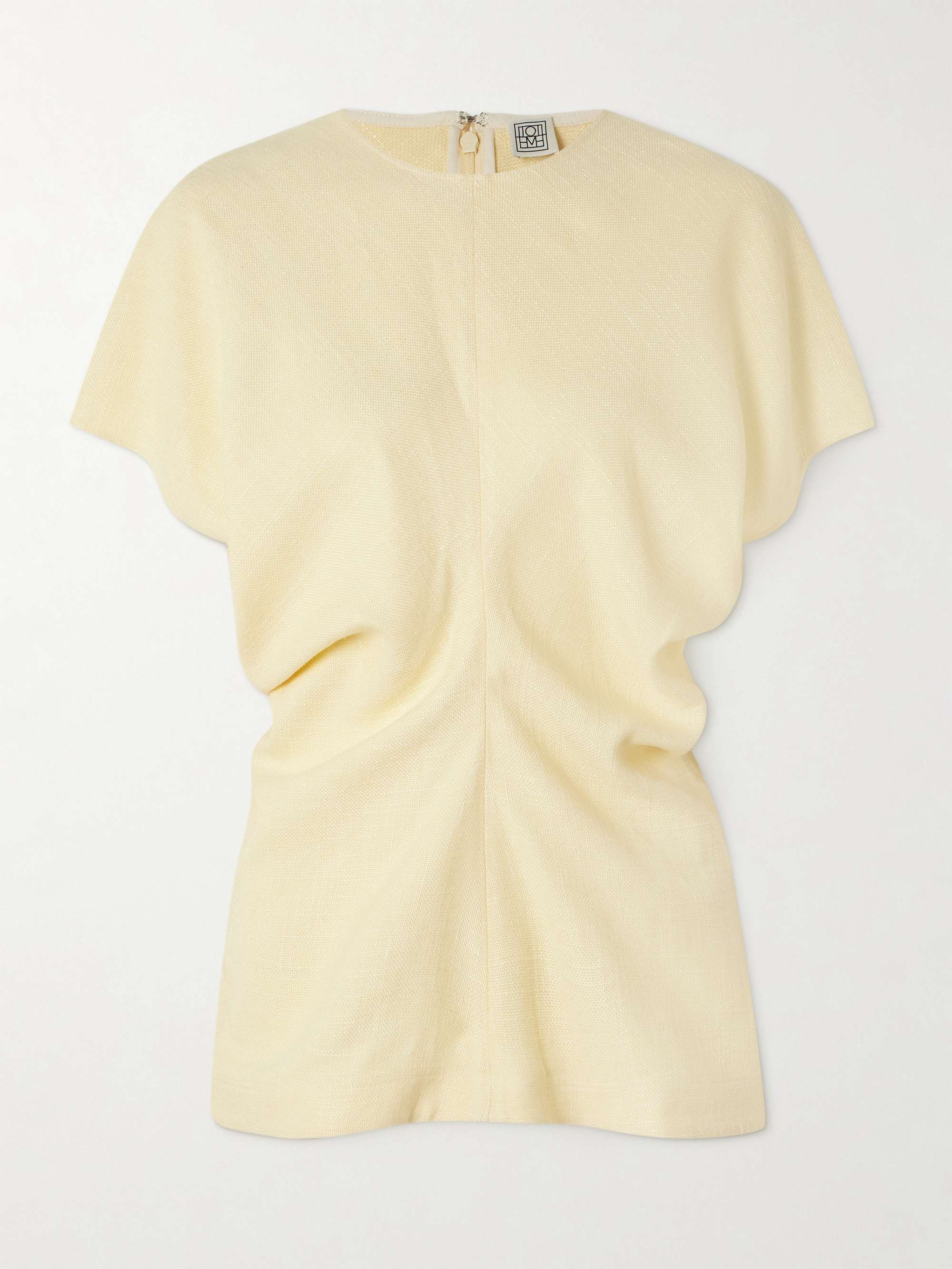 Gathered Woven Top
