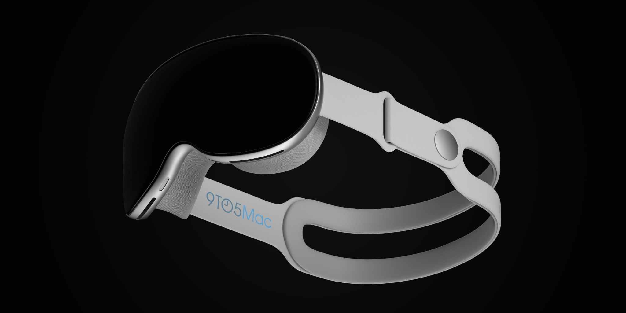 Rendu 3D du casque VR d'Apple