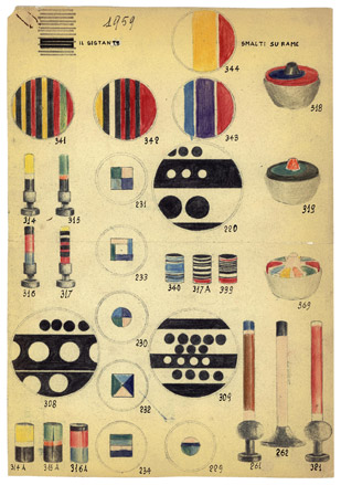 First catalogue of Il Sestante gallery, Milan 1959