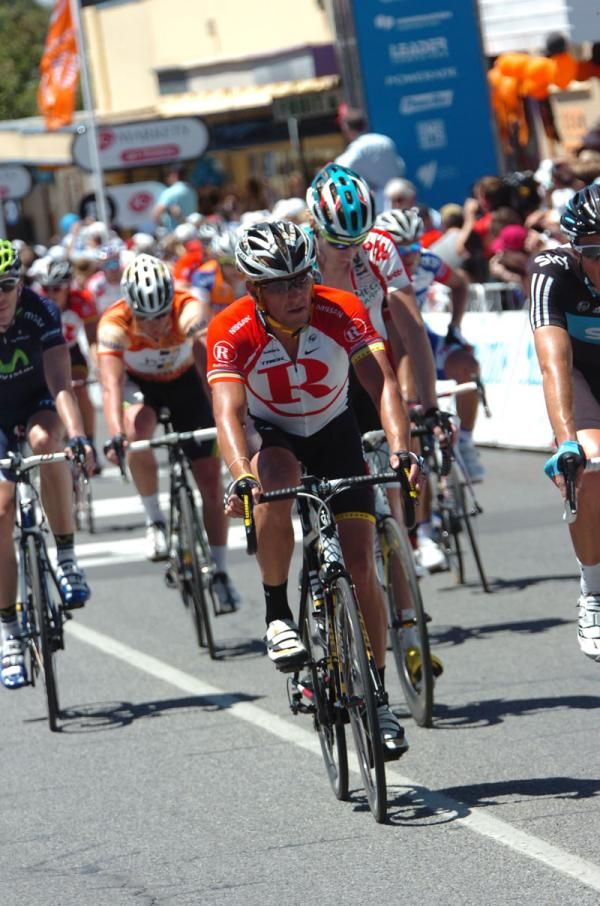 Lance Armstrong finished with the bunch but has more on his mind than just racing