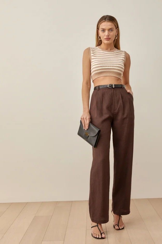 Best Linen Pants 2023 | Reformation Petite Vesta Pants