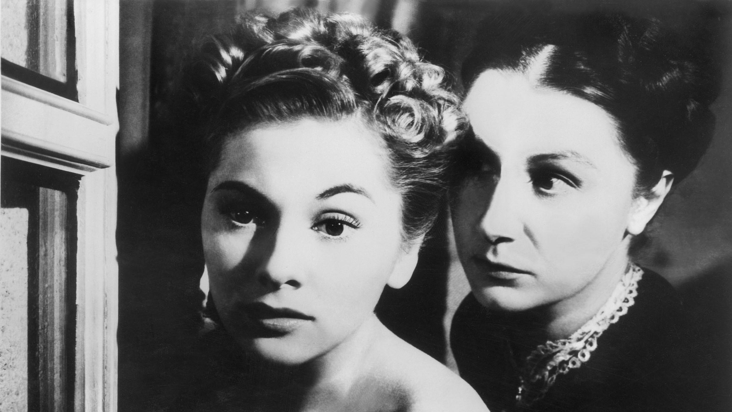 Joan Fontaine and Judith Anderson in Rebecca