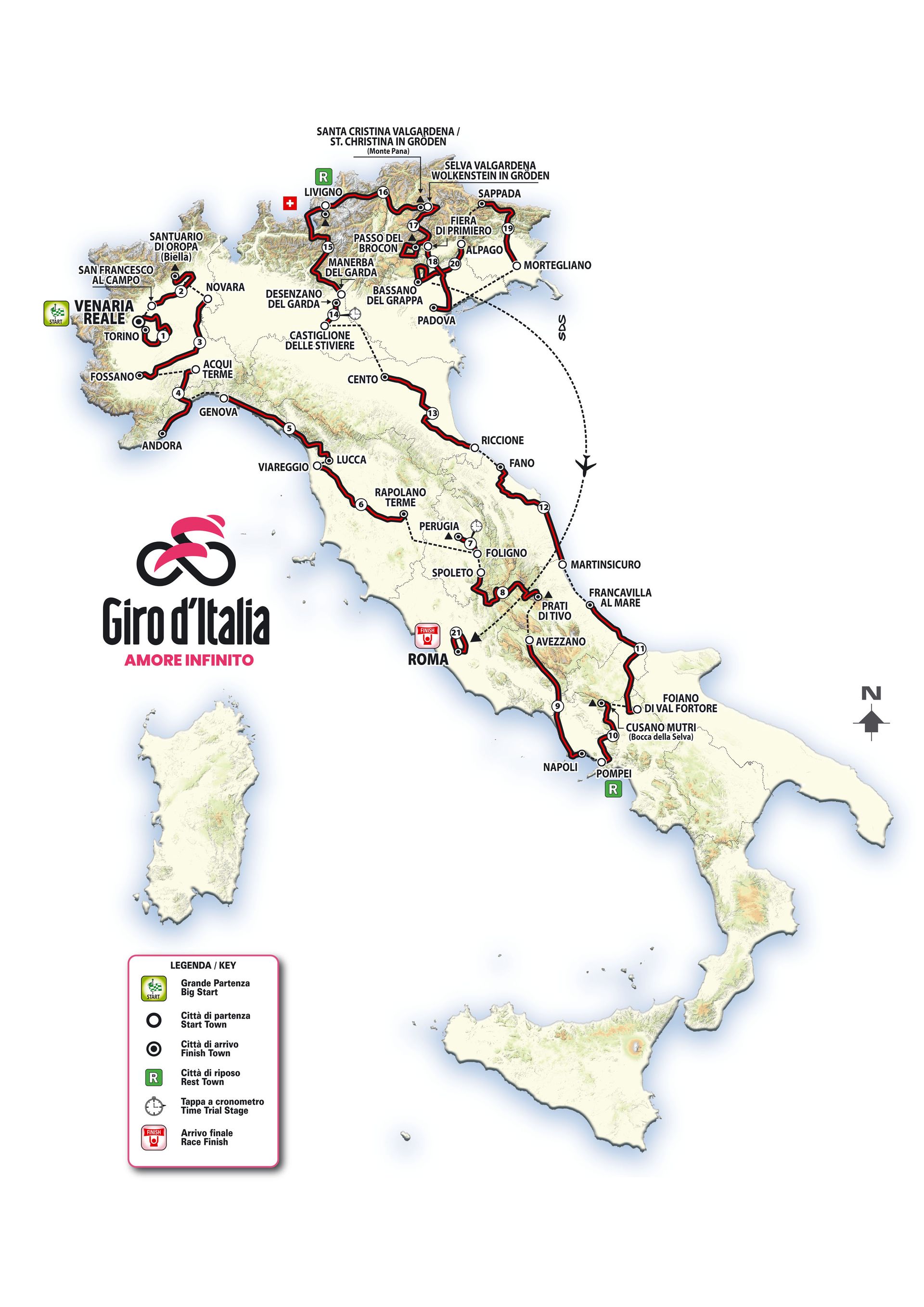 Giro d'Italia 2024 route Cyclingnews