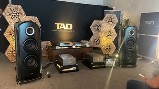 TAD Labs C700 preamp with D700 SACD player and Reference 1TX floorstanding speakers