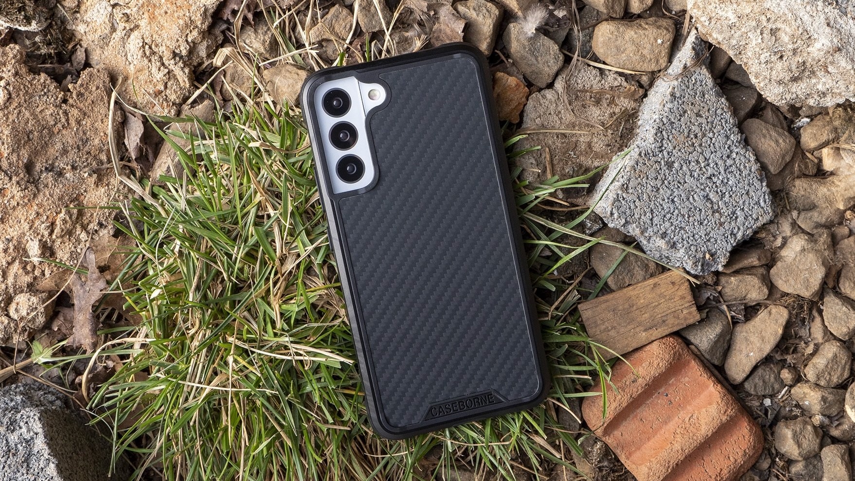 Galaxy S22 Plus with rugged Caseborne case