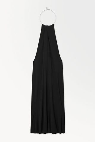 Cos open back necklace dress
