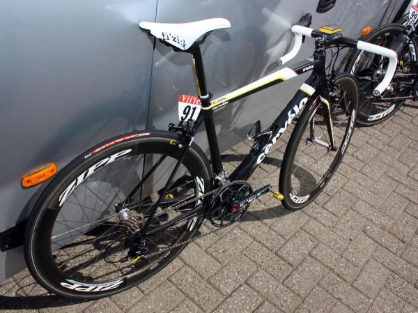 Not everyone's a fan of Cervelo's latest paint jobs but they're simple and purposeful.