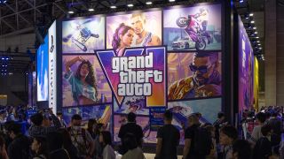 MAKURAHI MESSE, CHIBA, JAPAN - 2026/09/18: Grand Theft Auto 6 (GTA 6) exhibition booth at Tokyo Game Show 2026. Tokyo Game Show 2026 marked its 30th year and took place September 1720 at Makuhari Messe after the planned final day was canceled for weather safety. A record number of exhibitors from dozens of countries took part, drawing more than 250,000 visitors across the four days and featuring playable demos plus major announcements from leading publishers. (Photo by Stanislav Kogiku/SOPA Images/LightRocket via Getty Images)