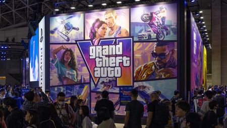MAKURAHI MESSE, CHIBA, JAPAN - 2026/09/18: Grand Theft Auto 6 (GTA 6) exhibition booth at Tokyo Game Show 2026. Tokyo Game Show 2026 marked its 30th year and took place September 1720 at Makuhari Messe after the planned final day was canceled for weather safety. A record number of exhibitors from dozens of countries took part, drawing more than 250,000 visitors across the four days and featuring playable demos plus major announcements from leading publishers. (Photo by Stanislav Kogiku/SOPA Images/LightRocket via Getty Images)