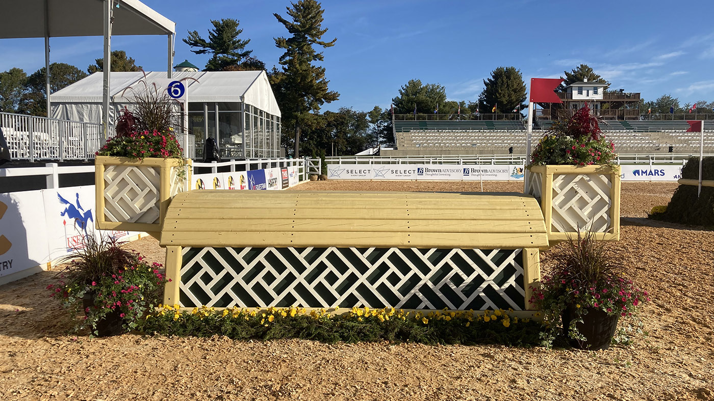 Maryland 5 Star cross-country course 2022: fence 6