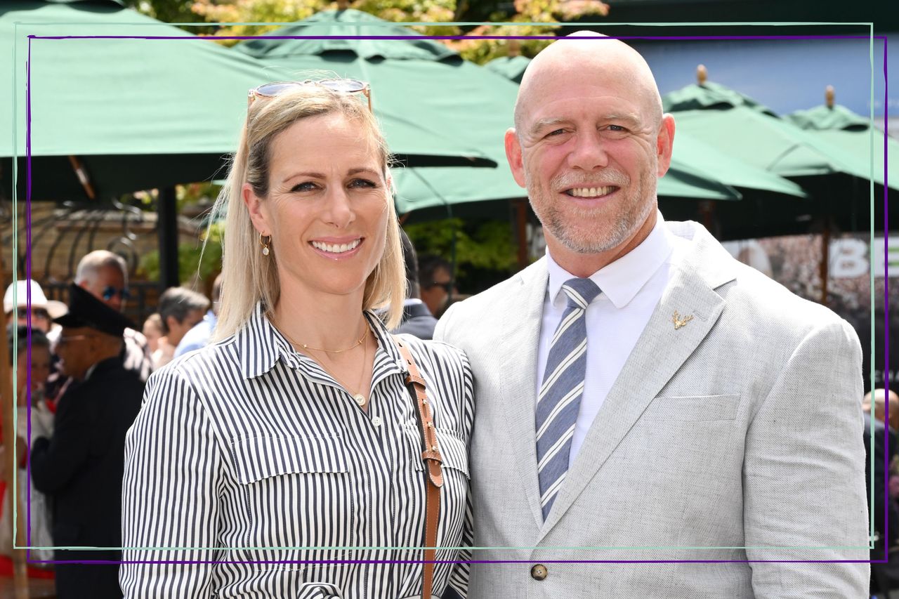 Zara and Mike Tindall at Wimbledon 2023