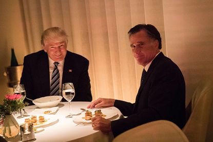 Donald Trump and Mitt Romney.