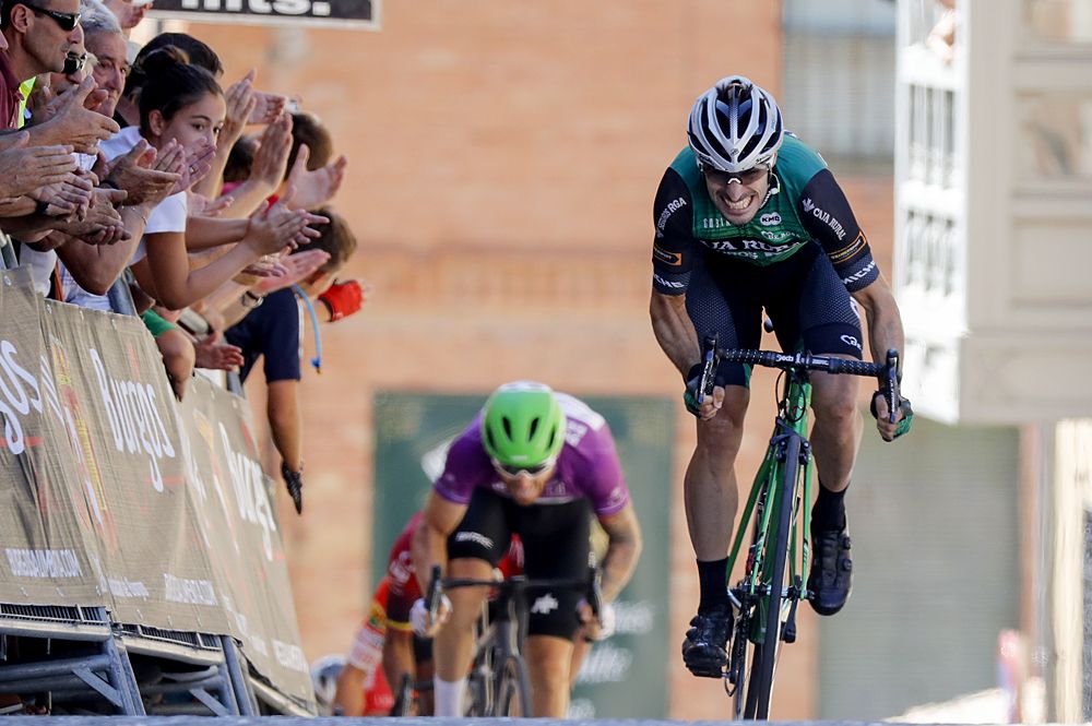 Jon Aberasturi (Caja Rural-Seguros RGA) won stage 2 of the Vuelta a Burgos