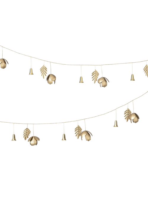 Easter Gold Metal Botanical Garland 
