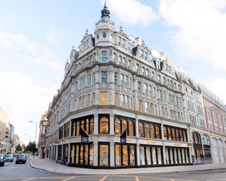 Facade of Burberry Sloane Street London flagship