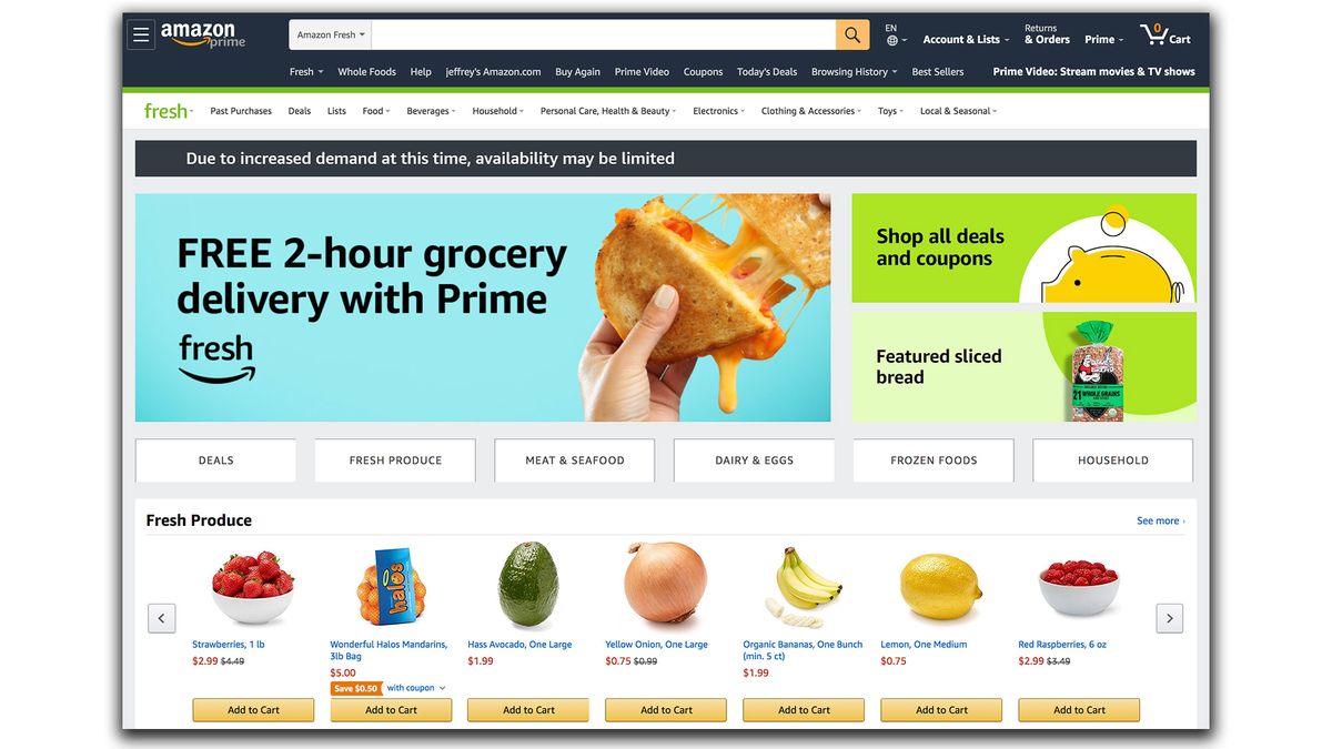 Best grocery delivery services Tom's Guide