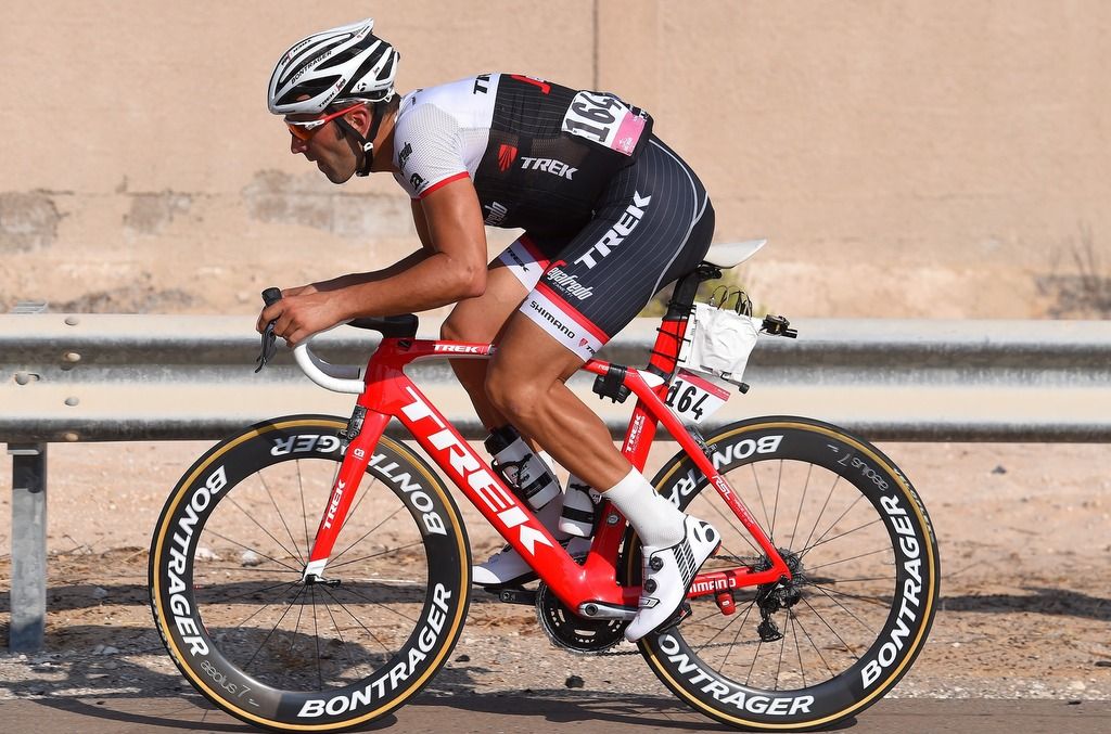 Trek-Segagredo's Marco Coledan had an on-board camera for stage 1