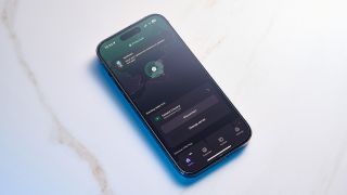 Proton VPN free on an iPhone