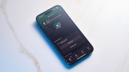 Proton VPN free on an iPhone