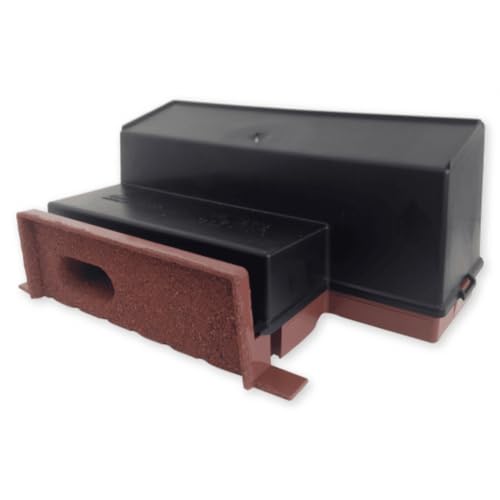 Manthorpe Gswb Swift Nesting Brick Box - Granulated Antique Red Breeding Bird House for Brick or Rendered Walls