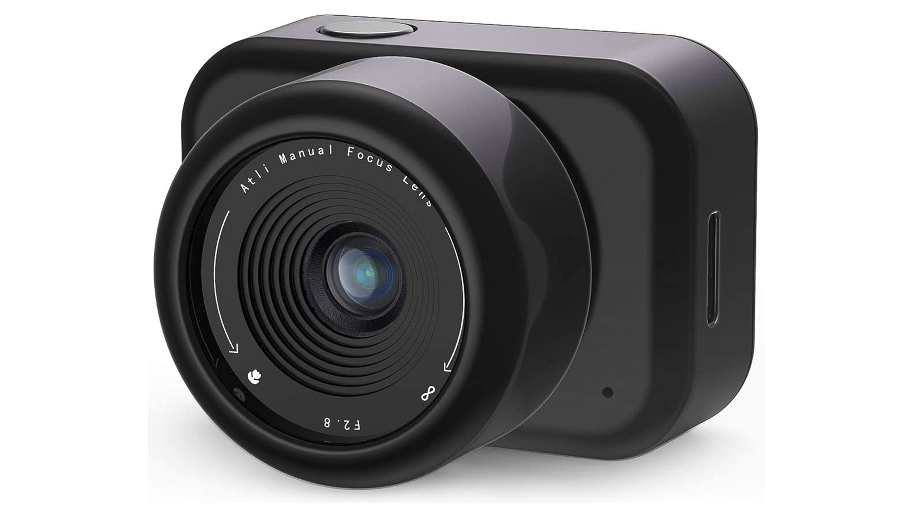 Product shot of the aTLi EON, one of the best timelapse cameras