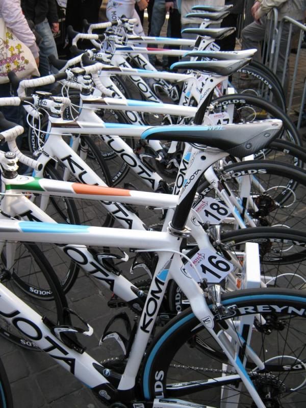 The Ag2r-La Mondiale Kuota bikes
