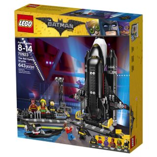 Lego's Bat-Space Shuttle for 2018 in the box.