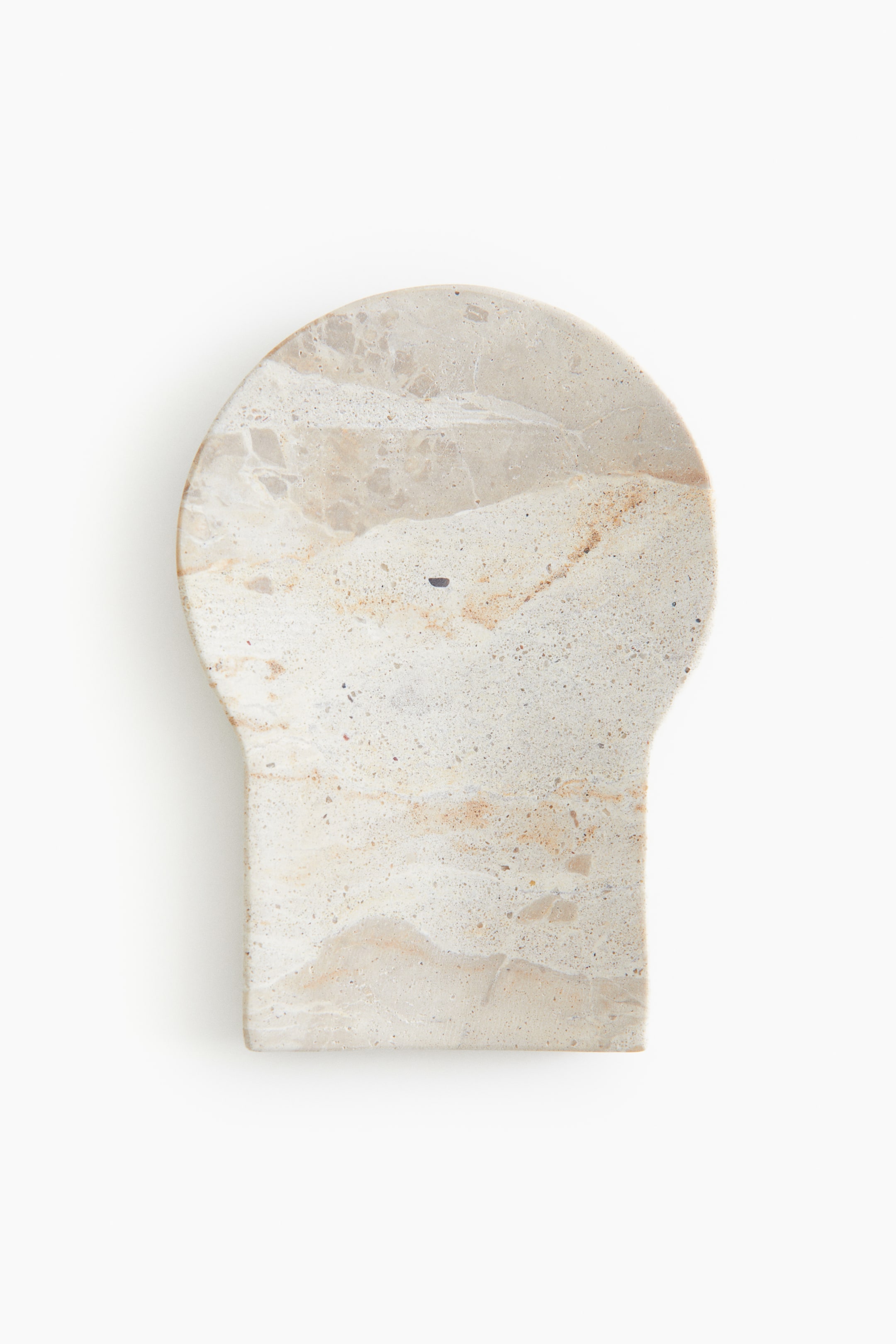 Marble Spoon Rest - Light Beige/marbled