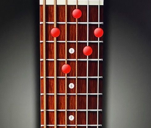 Adrian Belew chord diagrams for Guitar Player Tip Sheet