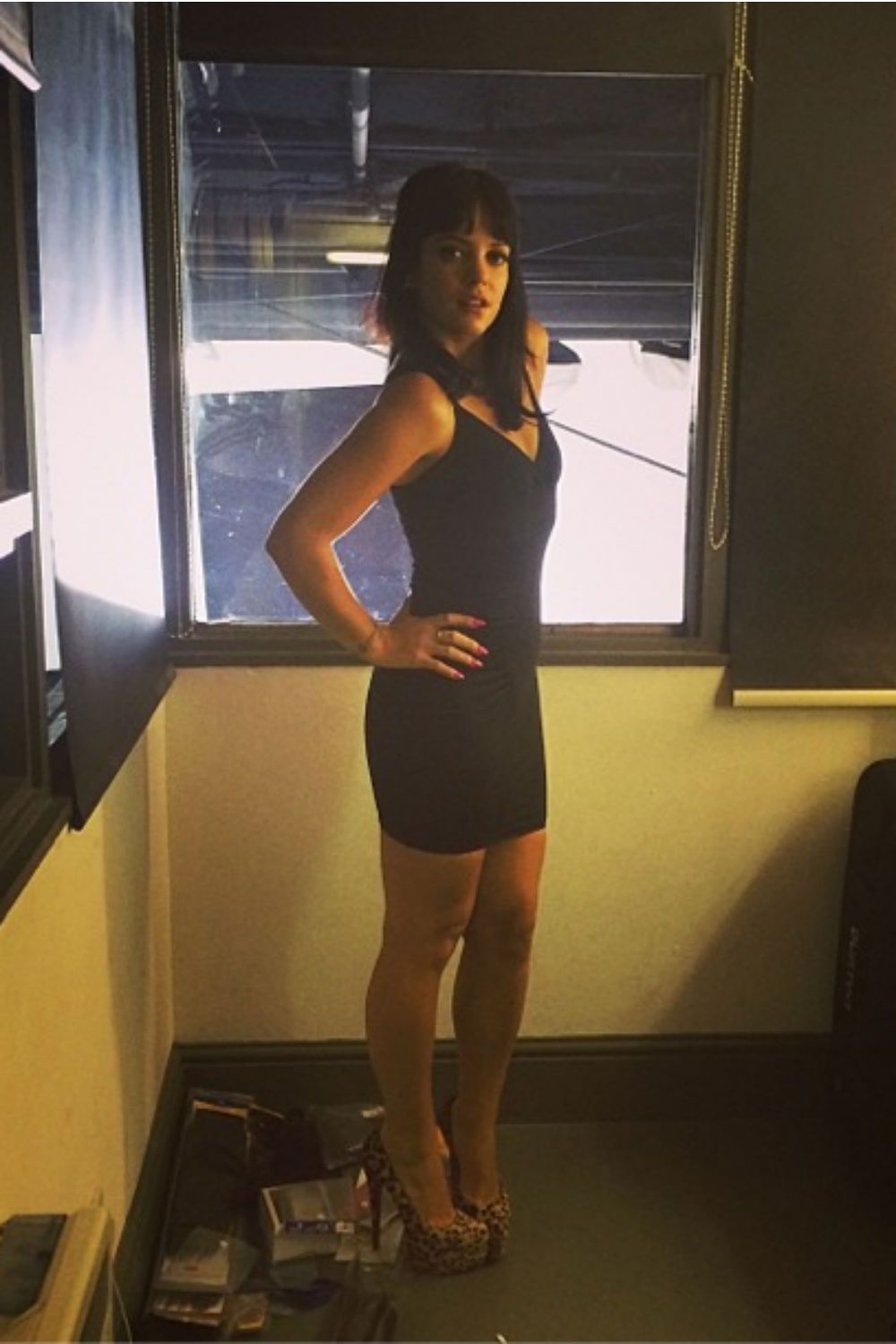 Lily Allen flaunts her post-baby figure on Instagram