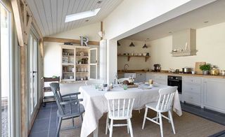 Period home kitchen extensions: Border Oak cottage oak frame kitchen extension