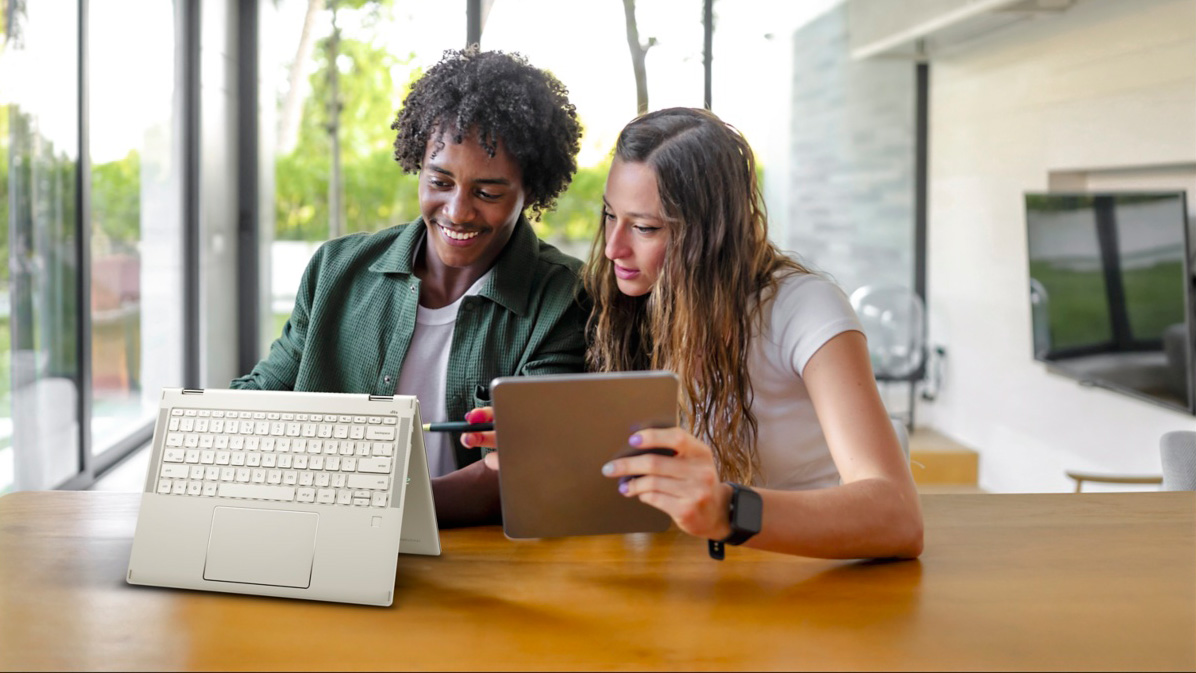 Acer Chromebook Plus Spin 514 announcement lifestyle image