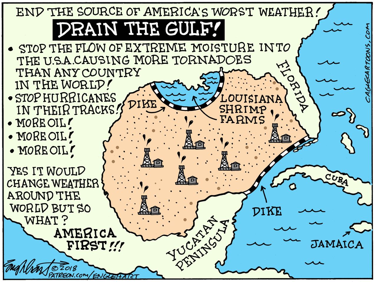 U.S. Climate change Hurricane Michael more oil America first