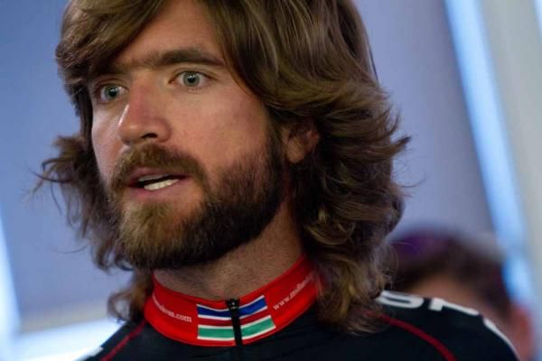 Dan Craven shows off his beard