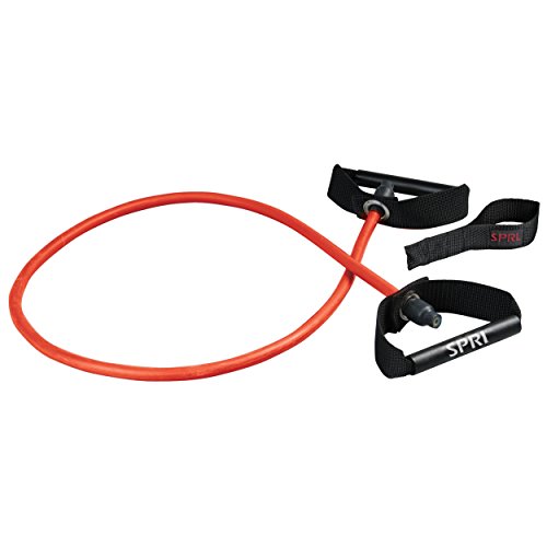 Spri Xertube Resistance Bands With Handles &amp;ndash; All Exercise Cords Sold Separately With Home Gym Workout Fitness Door Anchor Attachment Option