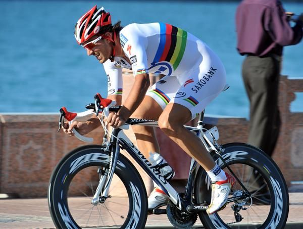 World Champion Fabien Cancellara (Saxo Bank)