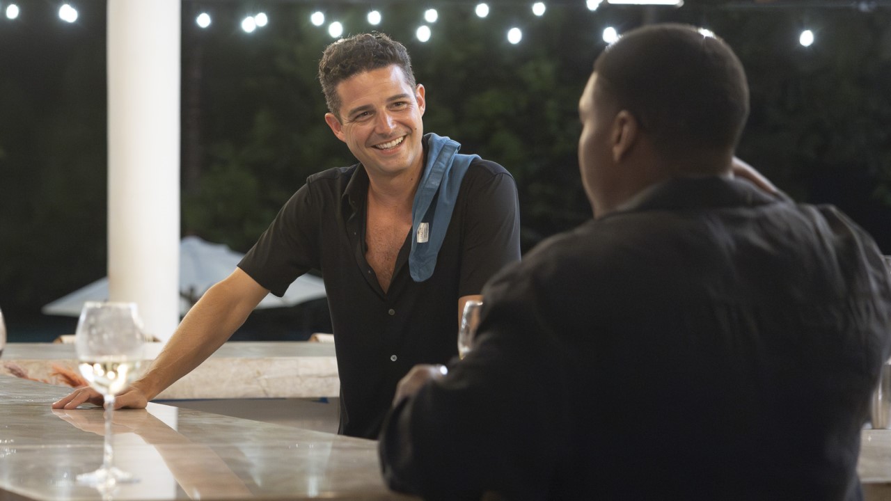 Wells Adams is seen behind the bar on Bachelor in Paradise Season 10.
