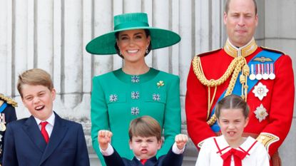 Prince Louis Kate Middleton trooping the colour