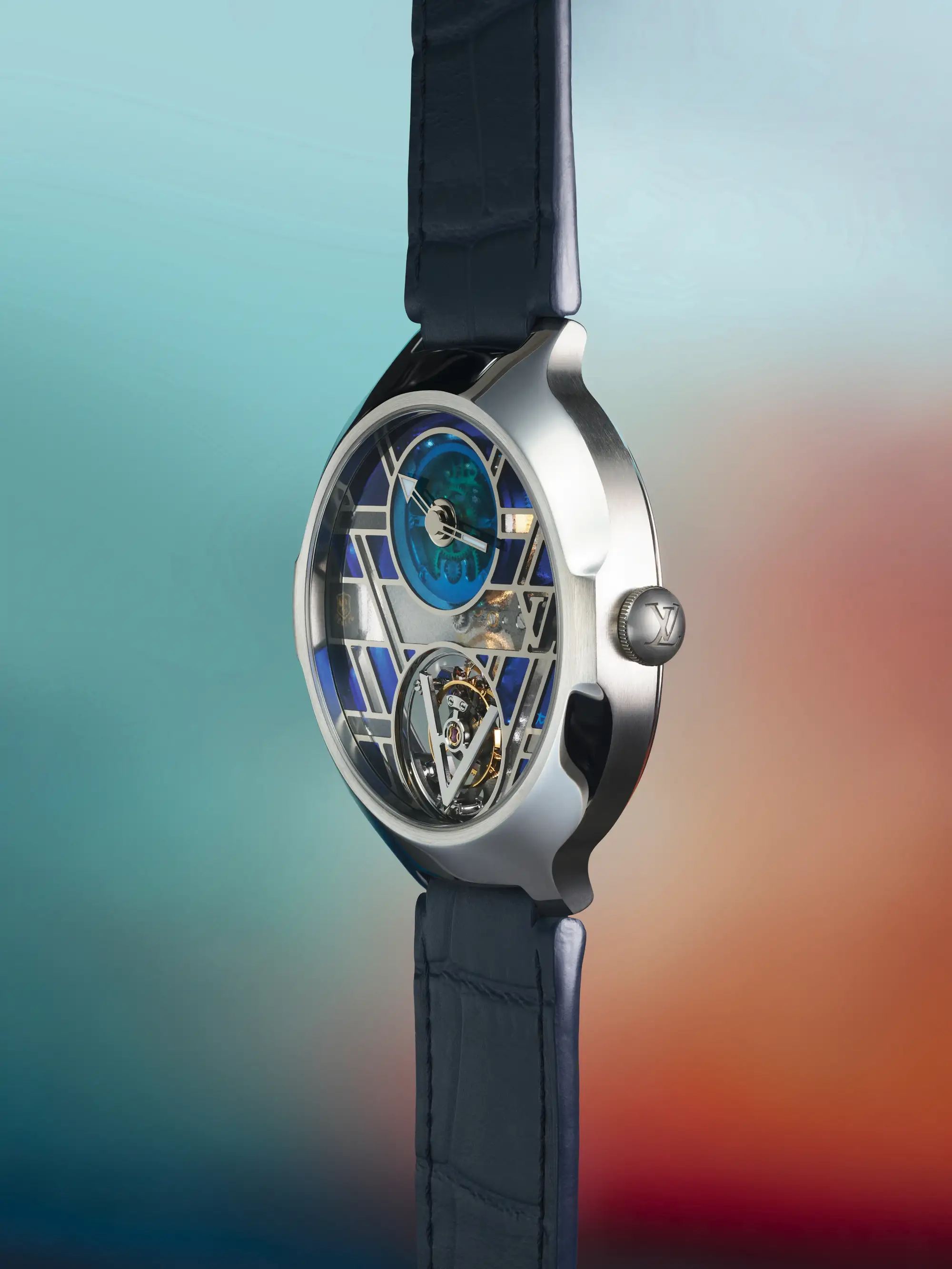 Voyager Flying Tourbillon Poin&amp;ccedil;on de Gen&amp;egrave;ve Plique-&amp;agrave;-Jour, &amp;pound;295,000, by LOUIS VUITTON