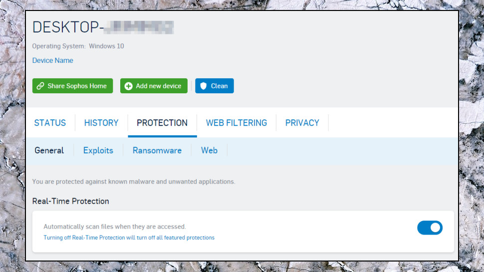 Web Dashboard Protection