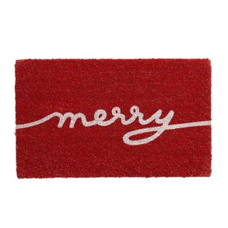 Red Merry Doormat