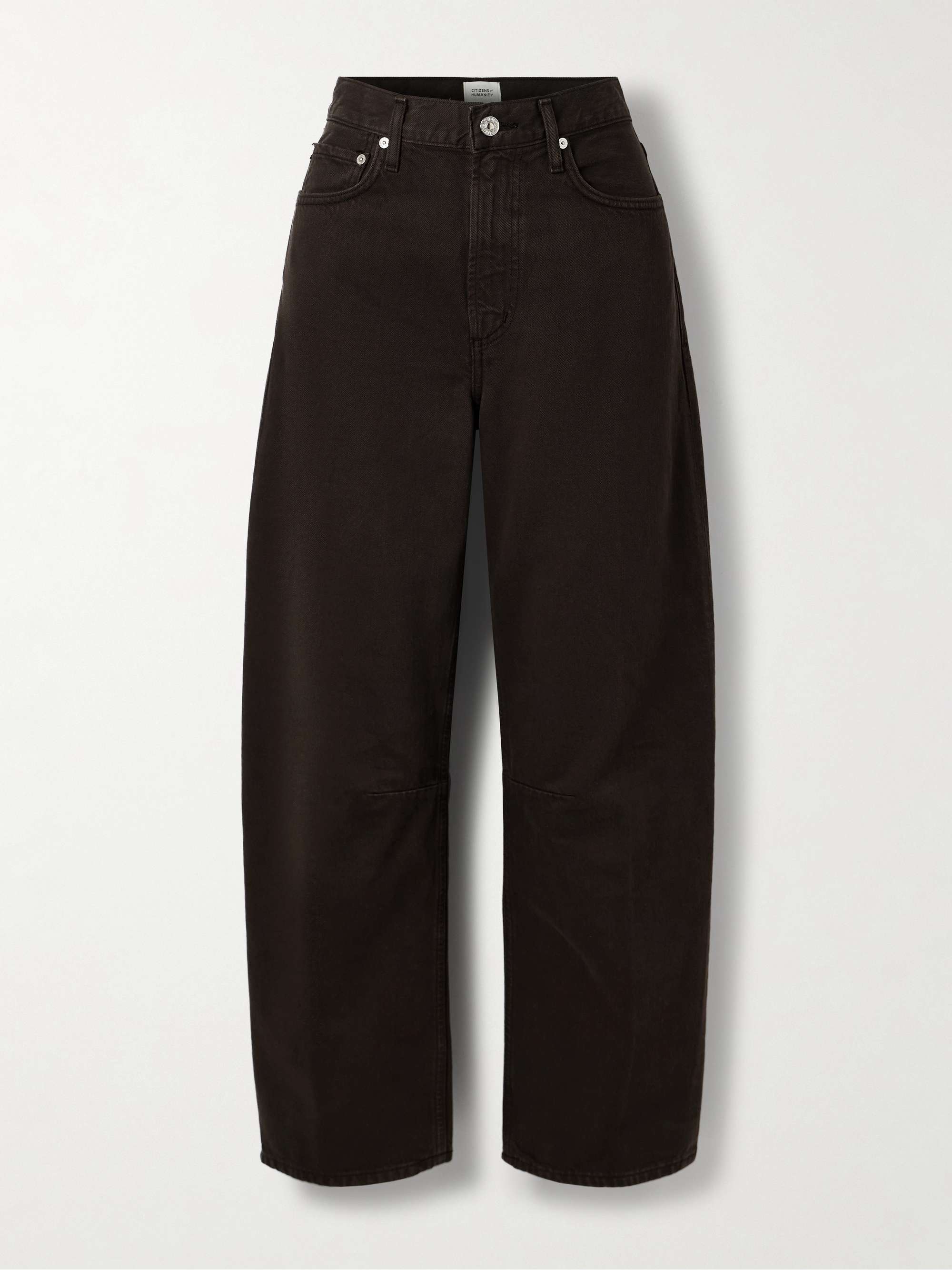 Miro Mid-Rise Barrel-Leg Jeans