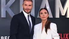 David Beckham and Victoria Beckham at the Beckham premiere