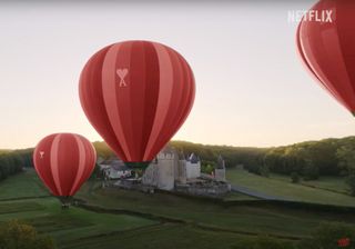 AMI Paris hot air balloons in Emily In Paris