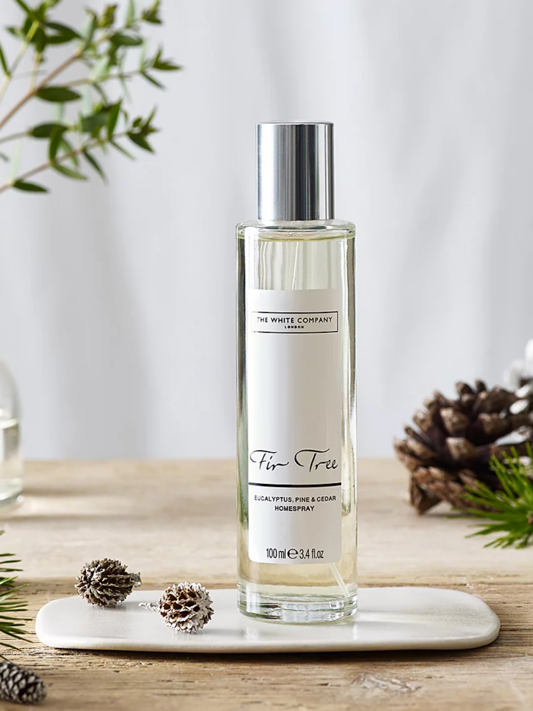 A fir tree home spray from The White Company