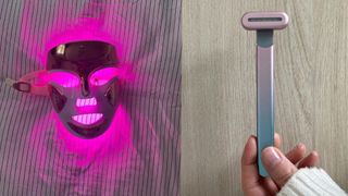 two red light therapy devices side by side