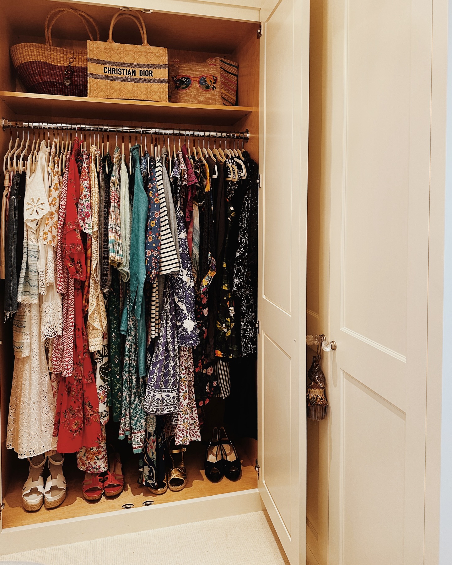 An image of an organised closet.
