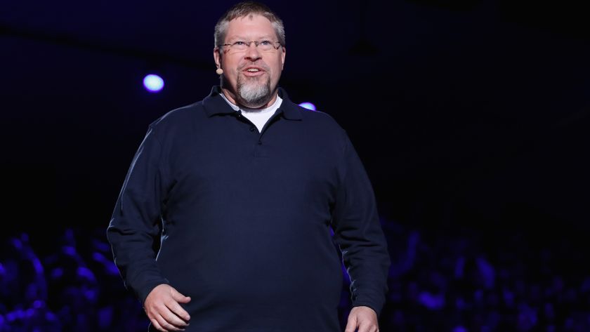LOS ANGELES, CA - JUNE 10: Matt Firor, Game Designer and Producer, speaks about 'Elder Scrolls Online' during the Bethesda E3 conference at the Event Deck at LA Live on June 10, 2018 in Los Angeles, California. The E3 Game Conference begins on Tuesday June 12. (Photo by Christian Petersen/Getty Images)