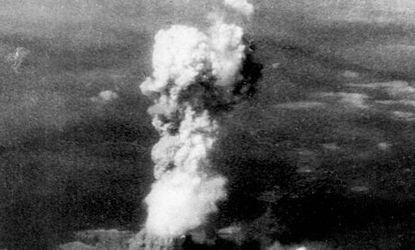 The bomb over Hiroshima caused unspeakable damage. 